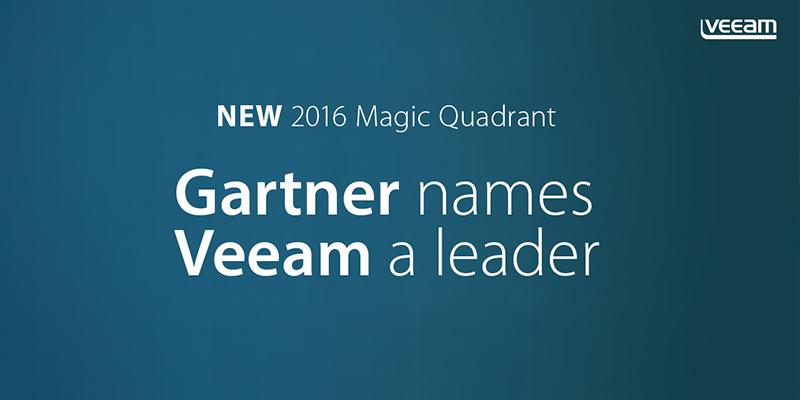 Veeam rises up from Gartner Visionary to Leader