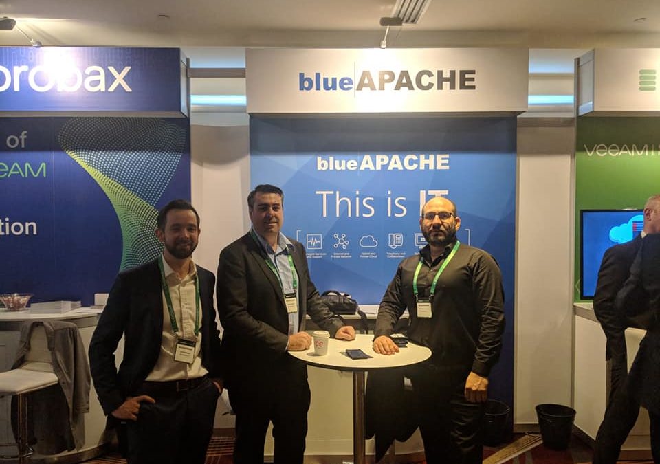 blueAPACHE on stage at VeeamON Forum 2018