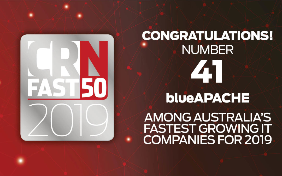 blueAPACHE secures place in CRN Fast50 for a record 9th time, also taking home a 5th All Star award