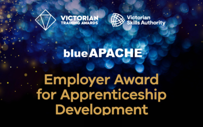 blueAPACHE selected as a finalist in the 2022 Victorian Training Awards