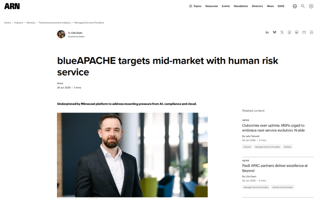 blueAPACHE targets mid-market with human risk service